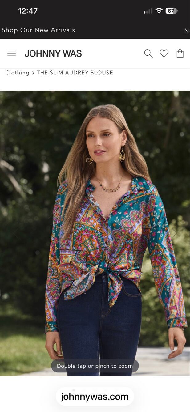 The Johnny Was Slim Audrey Blouse